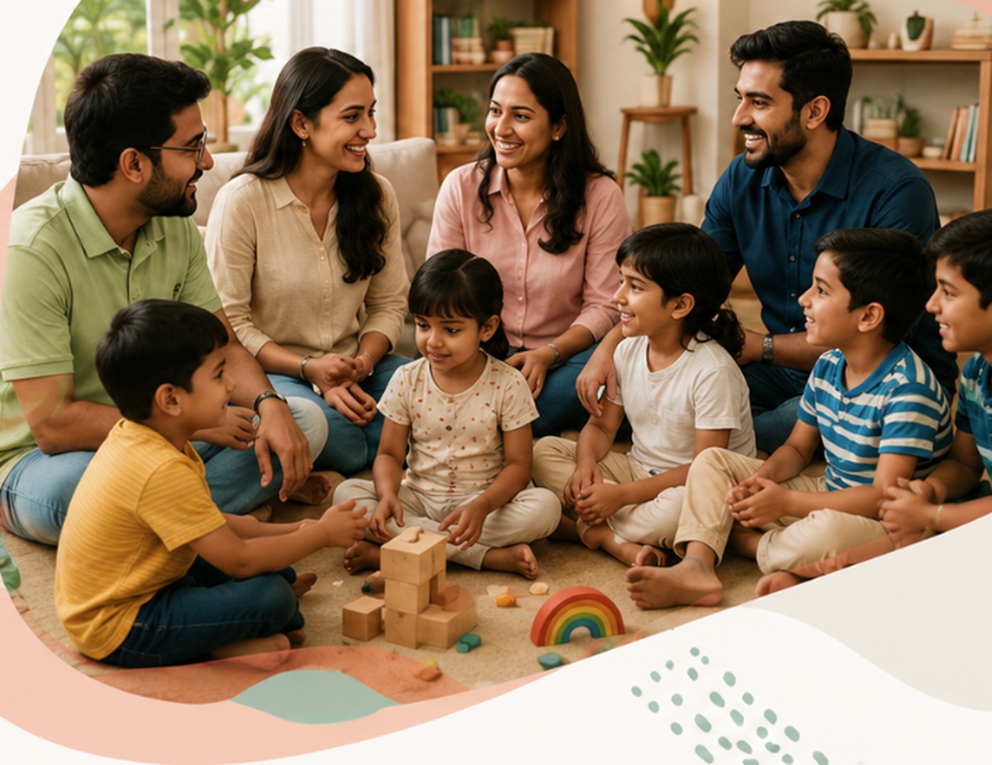 Parents and children together
